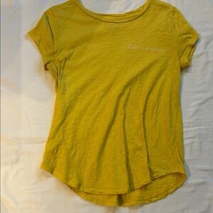 LOFT Mustard Yellow Short Sleeve Tee